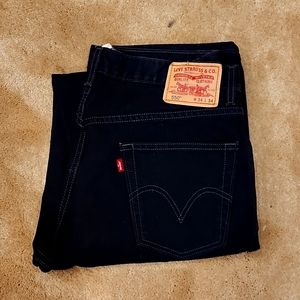 Levi's 550 34x34, black denim